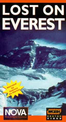 Everest DVD - Lost on Everest (Nova) - cover